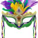Wildarms Masquerade Masks for Women Venetian Carnival Costume for Ball Party