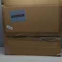 Outdoor Chair Cushions 24 x 24 Inch Waterproof Patio Chair Cushions with Tie 5 Year Color Fastness Thick Outdoor Seat Cushion for Garden Lawn Patio Furniture Navy Set of 2