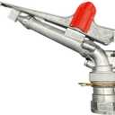 2 Agriculture Farm Irrigation Sprinkler Lawn Sprinkler Irrigation Spray Gun Large-Area Watering Spray 360 Rotary Farm Lawn Garden Irrigation (2.0inch)