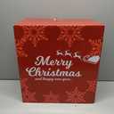 2 Pack 18" Lighted Large Artificial Poinsettias for Outdoors LED Poinsettia Flowers Artificial Faux Poinsettia Plants Poinsettia Christmas Decorations for Office Home Kitchen Decor (Red)