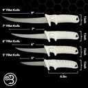 Baitium Fillet Knife for Fish, Razor Sharp 5"-9", Meat Knife, Fishing Knife, Boning Knife for Meat Cutting, Filet Knife, Fish Fillet Knives, Fishing Gear and Equipment (6 Inch)