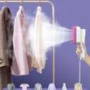 Steamer for Clothes,Sundu Portable 2-in-1 Travel Steamer&Iron,15s Fast Heat-up,100ml Water Tank,Ironing Gloves,25 Min Powerful Continuous Steam,1200W&4 Modes Light Steam Iron for Travel&Home(Ivory)