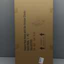 18x27 inch Large Modern Feather Leaf Shape Wall Clock for Living Room Decor, White Unique Silent Decorative Art Clock for Home Bedroom Office Dining Kitchen