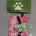 EXPAWLORER Dog Socks to Prevent Licking Paws with Grippers for Hardwood Floors Anti Slip, Glow-in-the-Dark Dog Cold Winter Shoes Booties Boots & Paw Protectors for Medium Dogs  (Pink)