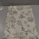 JINCHAN Linen Floral Fall Placemats Set of 4 Cloth Table Mats Rustic Cottagecore Jacobean Outdoor Seasonal for Kitchen Dining Table Decor Washable Tablemats 13x19 Inch Green