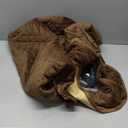 Velvet Recliner Covers Non Slip Waterproof Large Recliner Chair Covers for Leather Chairs Reversible Recliner Sofa Cover for Living Room Recliner Furniture Protectors Covers for Dog Pets Brown 28" (28" (1 Seater))