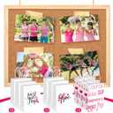 24 Pack Breast Cancer Awareness Bags Pink Ribbon Paper Bag Breast Cancer Gift Bag with Handle Faith Courage Hope Treat Bags for Breast Cancer Awareness Charity Theme Party Favor Supplies