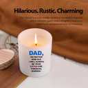 Dad No Matter How Old I Will Always Be Your Financial Burden Father's Day Dad Gifts Scented Candles Home Office Jar Candles Lavender Scent Soy Wax Candles 9.5 oz