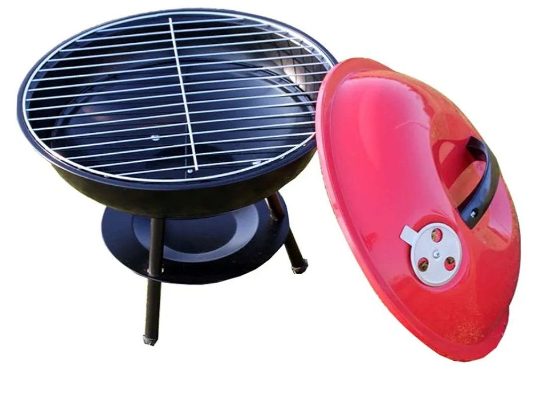 W-Fire Pit Stove Grill Bonfire Stand Outdoor Fire Pit Bowl Round BBQ Stove Household Portable Charcoal BBQ Grill BBQ Heating Winter