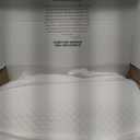 Vinyl Quilted Foam Fabric with 3/8" Foam Backing Upholstery / 52" Wide/Sold by The Yard/FABRIC EMPIRE (White, Diamond 2" x 3")