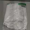 sancua Rectangle Tablecloth - 70 x 108 Inch - Stain and Wrinkle Resistant Washable Polyester Table Cloth, Decorative Fabric Table Cover for Dining Tables, Buffet Parties and Camping, White