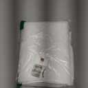 HOMEIDEAS Non-See-Through Sidelight Curtains for Front Door 2 Panels, Privacy Semi Sheer Door Window Curtains, Rod Pocket Light Filtering French Door Curtains with Tieback, (White, 26W X 72L)