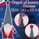 unanscre 4th of July Patriotic Gnomes Decorations - 3PCS Handmade Gnomes American Stars&Stripes Plush Elf Scandinavian Tomte Veterans Memorial Day Gift - Fourth of July Independence Day Table Ornament