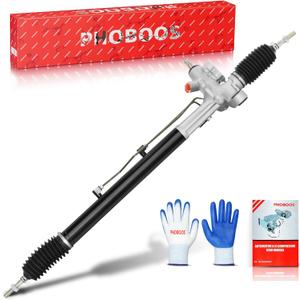 PHOBOOS Hydraulic Power Steering Rack and Pinion Assembly Compatible with Honda Accord 2003-2007 2.4L, Acura TL 2004-2006 3.2L & 2007-2008 3.5L, New Unit, Leak Resistance, Direct Fit, Ref. 26-2703