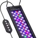 SEAOURA Aquarium LED Light for 48-54in Freshwater Tank, Full Spectrum Aquarium Light for Plant Growth, 6H/8H/12H Timer, WRB 3 Channel Customizable, 10 Brightness & 11 Colors, Adjustable Bracket