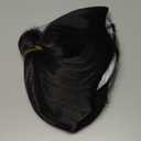 Soyusunny Anime Cosplay Wig Costume Halloween Wigs for Male Adult (Black Ponytail)