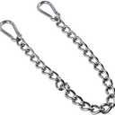 Heavy Duty Hanging Chain with Carabiner, Stainless Steel Hanging for Hammock,Hanging Chair, Punching Bag, Clip Hook Attachment & Chain 400LB Capacity Indoor Outdoor