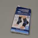 Copper Fit ICE Plantar Fascia Compression Foot and Ankle Sleeve Infused with Menthol, 1 Pair (Large/X-Large)