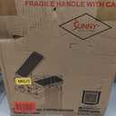 Sunny Health & Fitness Mini Steppers for Exercise at Home, Stair Step Workout Machine, Full Body Cardio Equipment, with Optional Free SunnyFit App Connection and Resistance Band