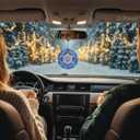 2 x Star of David Hanukkah Decorations Acrylic Ornament  Stained Glass Effect Decor, Menorah Ornament & Jewish Gifts for Tree, Indoor Hanukkah Decor, Thanksgiving Gifts