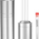 WDT Espresso Distribution Tools Espresso Stirrer Tool WDT Coffee Distributor for Barista Espresso Machine Accessories 9*0.35mm Espresso Grounds Stirrer with Extra 9 Replaceable Needles,Silver