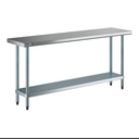 BK Resources Stainless Steel Table, 72 x 18", VTT-1872