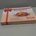 DePango Roasting Rack, Stainless Steel Oval Cooling Rack with Handle, Wire Rack with Integrated Feet, for Cooking, Grilling, Drying, 16.5”x11.5”