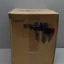 Safco Step On Plastic Trash Can with Foot Pedal, 4 Gallon Garbage Can for Kitchen, Bedroom, Office, Hands Free, Black