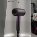 slopehill Professional Ionic Hair Dryer, Powerful 1800W Fast Drying Low Noise Blow Dryer with 2 Concentrator Nozzle 1 Diffuser Attachments for Home Salon Travel (Grey)