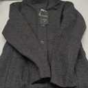 CHARTOU Women's Casual Thicken Wool Blend Stand Collar Single Breasted Pea Coat (Black), S