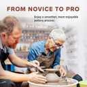 5 x Pottery Head Bat Mate - 12" Universal Pad for Pottery Bats for Better Stability - Anti-Slip Mat with Pin Holes for Pottery Wheel Bats - Ceramic & Pottery Tools for Trimming - Clay Sculpting Tools