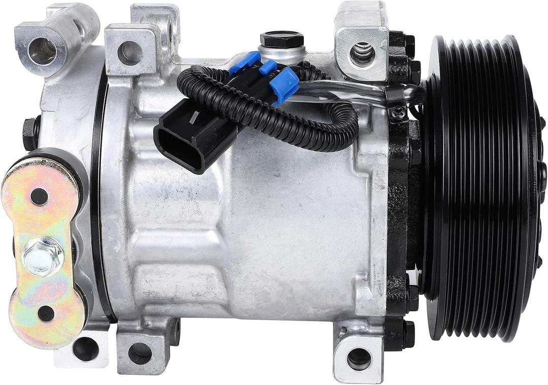ECCPP A/C Compressor with Clutch for Dodge Dakota 3.9L for Dodge for Ram 1500 5.9L 2002-2003 AC Compressor