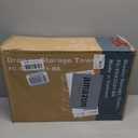DUMOS Nightstand, Rolling Bedside Table with 3 Fabric Drawers, 11.8"D x 16.7"W x 30.1"H