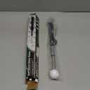 Retractable Golf Swing Trainer, Golf Grip Trainer, Golf Training Aid for Warm-Up, Golf Swing Training Aid, Grip Trainer Golf Club, Strength & Tempo Training for Chipping Hitting (Black)