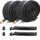 Heavy Duty Bike Tubes 2PCS 16"/ 20"/ 24"/ 26"/27.5" x1.75/1.9/2.0/2.1/2.125 Schrader Valve Bicycle Inner Tubes