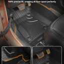 Floor Mats & Cargo Liner Compatible for Jeep Wrangler JL 2018-2026 4 Door Sahara Rubicon without Subwoofer (Non JK or 4XE) All Weather Wrangler Floor Liner for 1st, 2nd Row and Trunk Full Set Car Mats