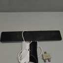 GE Pro Bar Indoor TV Antenna, Modern Design, TV Antenna for Entertainment Center and Home Decor, Digital, HDTV Antenna, Smart TV, 4K 1080p VHF UHF, Coax Cable, Reversible Black White, 33683