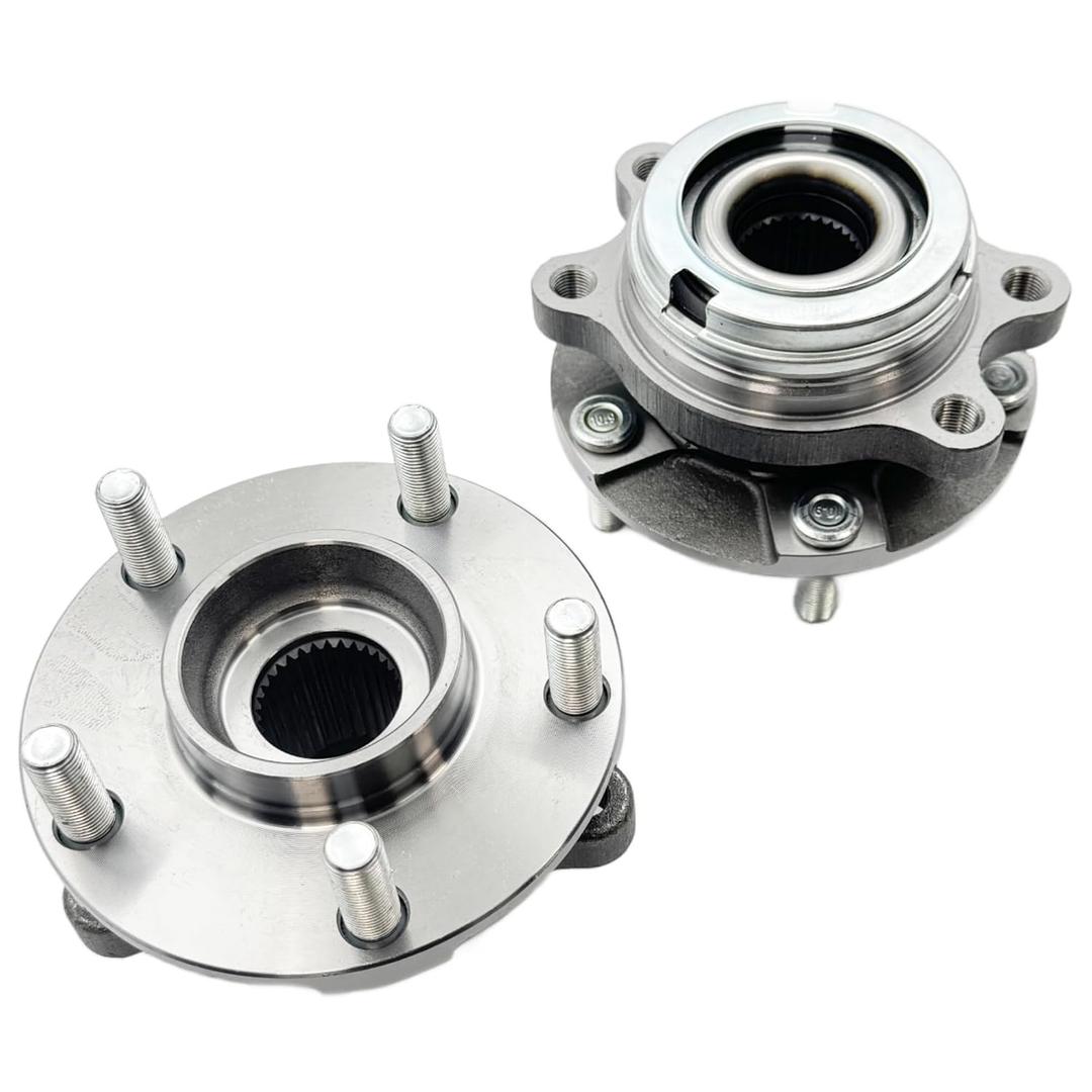 2pcs Front Wheel Hub and Bearing Assembly Fit for Nissan Altima 2007-2018, Maxima 2009-2019, Pathfinder 2013-2019, Murano 2009-2018, Quest 2011-2017, Infiniti QX60 2014-2019,5-Lug (513296)