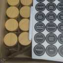 4 oz Glass Spice Jars with Bamboo Lids,16 Pack Spice Containers with Labels and Shaker Lids,120ml Seasoning Containers Empty Spice Jars for Kitchen Storage