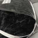 Electric Heated Blanket Full Size 72"x84",Fast Heating Throw, Soft Plush Microplush for Bed & Couch, 10 Hours Auto Off & 4 Heating Levels, Machine Washable, Gifts for Grandma & Family-Black