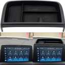 JOJOMARK Dash Storage Tray Insert behind Screen Organizer Storage Accessories fit for 2021 2022 2023 2024 GMC Yukon Chevy Tahoe Suburban Fit for Power Sliding Console