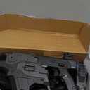 SOFITEN Automatic Sniper Rifle with Tactical Vest Kit, Scope Toy Foam Blaster Dart Toys with 120 Darts IR and Flashlight Shooting Outdoor Activity Game Birthday Xmas Gift for Kids Age 8+ (A1-black)