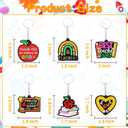 36 PCS Back to School Teacher Gifts Teacher Keychain Bulk Back to School Teachers Appreciation Gifts in Bulk Thank You Key Chain Meet the Teachers Gift for Students