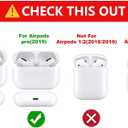 (3Pack+Cleaner Pen) XMBYGY Case for AirPods Pro 2nd/1st Generation Earbuds with Cleaning Pen Kit, Silicone Cute Cartoon Charging Case Protective Cover for AirPods Pro 1/2 (MS+MQ+BR)