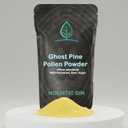 Holistic Bin Organic Pine Pollen Powder Pharmaceutical Grade, Wild Harvested, Golden California Pine Pollen | Non GMO, No Additives | Pure Pollen Supplement Made from The Ghost Pine Tree, 20 g (0.71 Ounce (Pack of 1)), Best By 06/2026