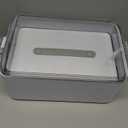 funest 4- Tier Medicine Storage Box Organizer Portable First Aid kit Box Empty with Handle, Multipurpose Medical Supply Organizer with Removable Tray, White