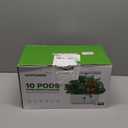 Ahopegarden Indoor Garden Hydroponics Growing System: 10 Pods Plant Germination Kit Herb Vegetable Growth Lamp Countertop with LED Grow Light  Hydrophonic Planter Grower Harvest Lettuce