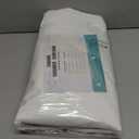 River Dream No Hook Slub Textured Shower Curtain with Snap-in PEVA Liner Set - 71" x 74"(72"), Hotel Style with See Through Top Window, Fabric Outer Curtain & Waterproof Inner Liner, White, 71x74