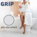 Secopad 24PCS Anti-Slip Shower Stickers with Scraper, 0.8"*8", Clear, 0.8in x 8in