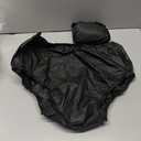 Didiseaon 2pcs Reusable Adult Diaper Covers Waterproof Leakproof Design for Elderly Washable Eva Cloth Nappy with Elastic Waist for Home Care (Black)